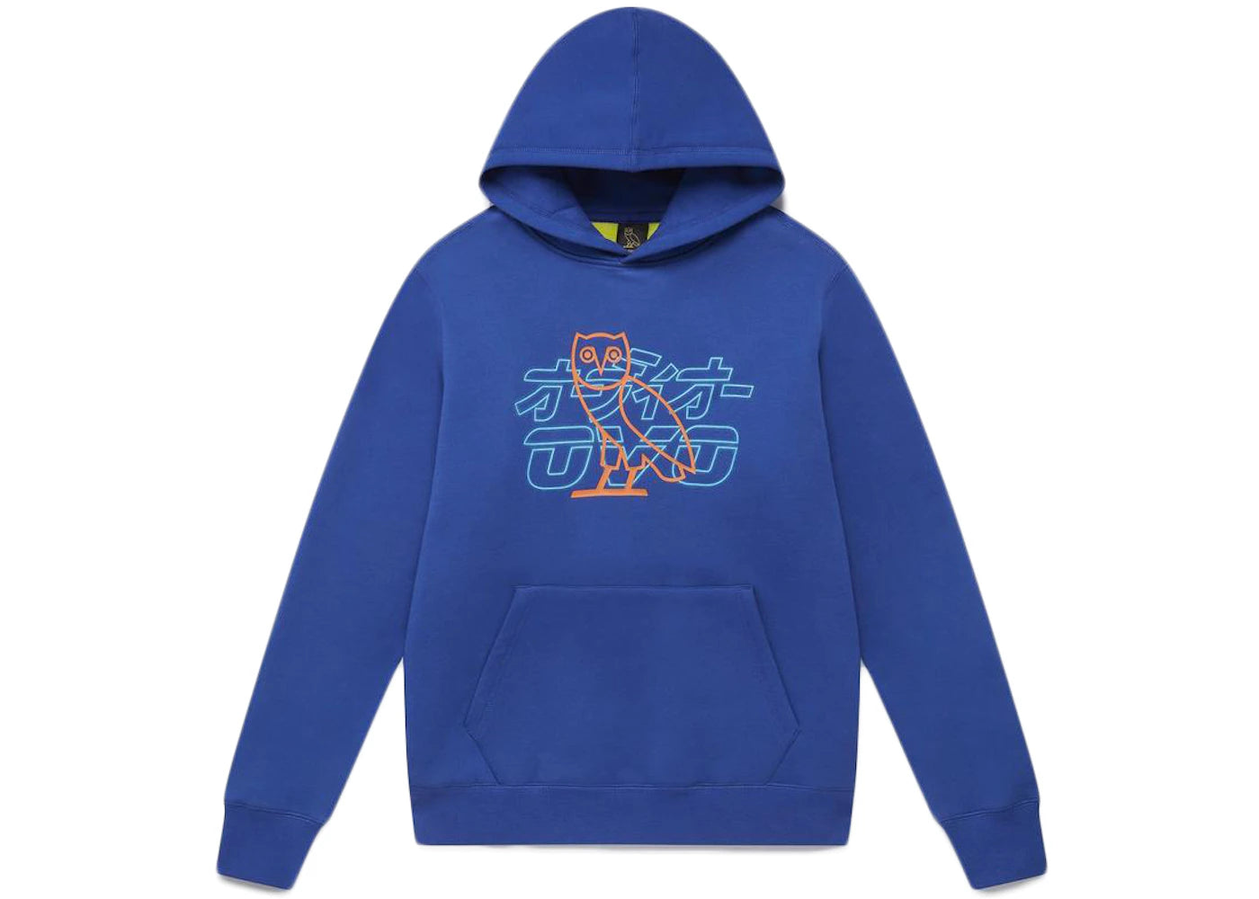 OVO Neon Light Hoodie Royal Blue/Lime