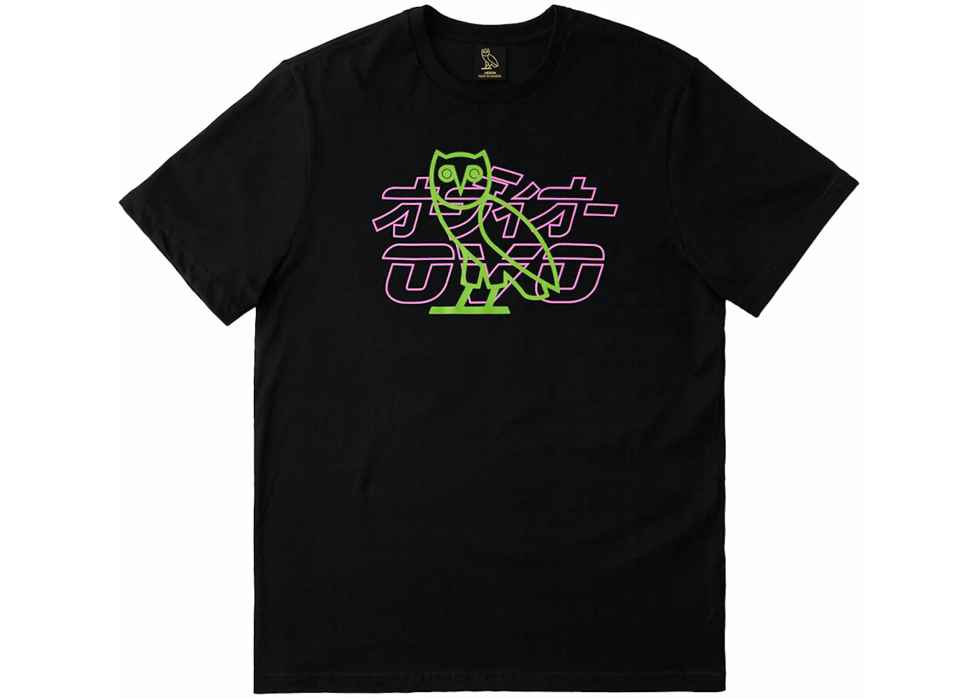 OVO Neon Lights Tee Black