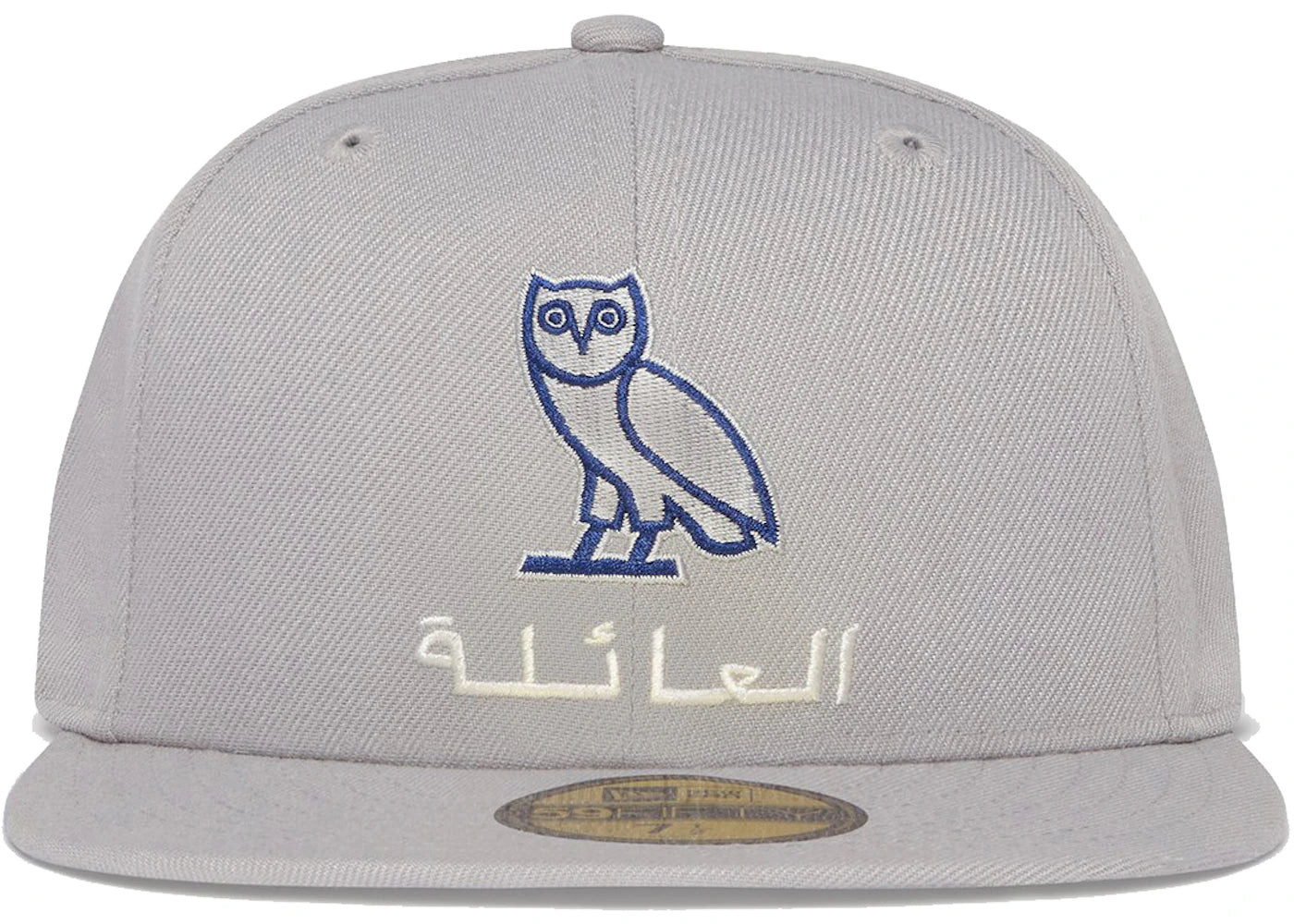 OVO New Era Family Owl 59Fifty Hat Grey