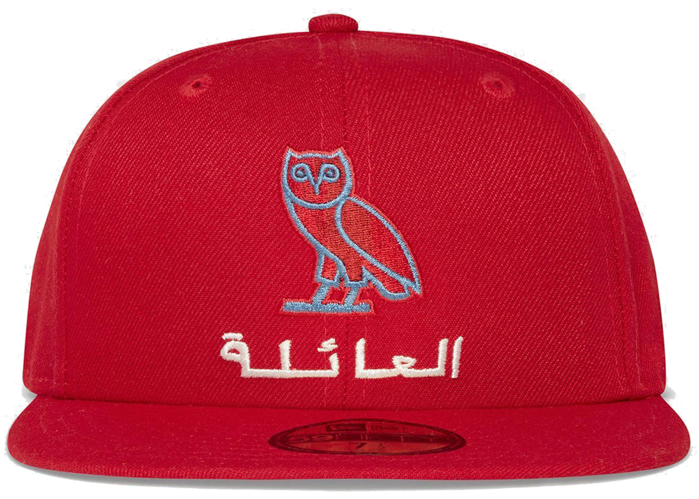 OVO New Era Family Owl 59Fifty Hat Red