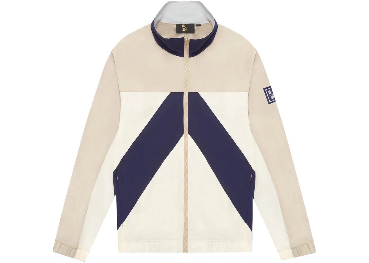 OVO Nylon Chevron Track Jacket Khaki