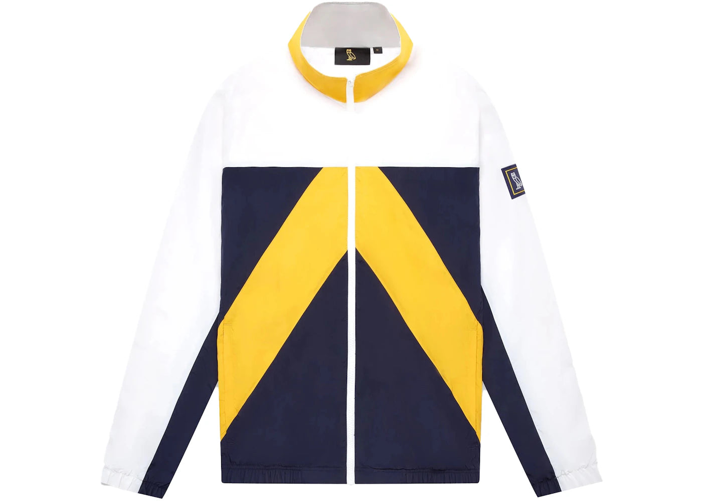 OVO Nylon Chevron Track Jacket Navy