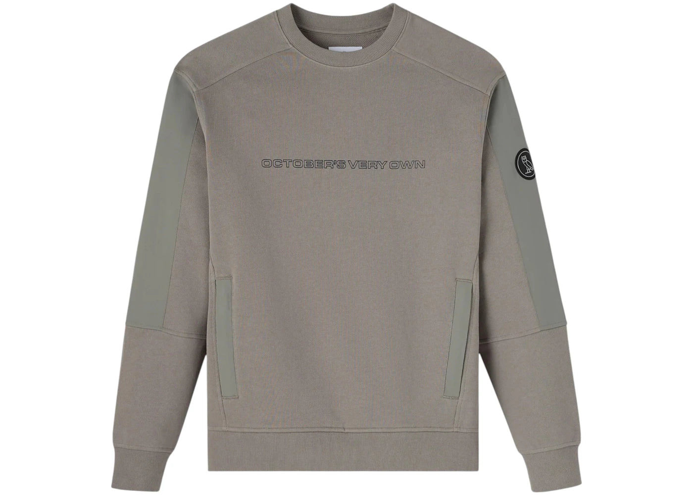 OVO Nylon Overlay Crewneck Moon Rock