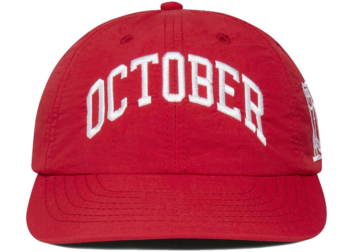OVO October Arch Nylon Sportcap Red