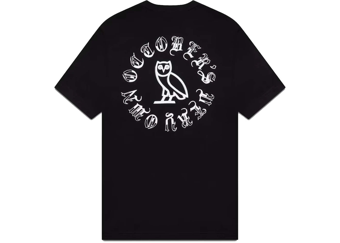 OVO Old English Wordmark T-shirt Black