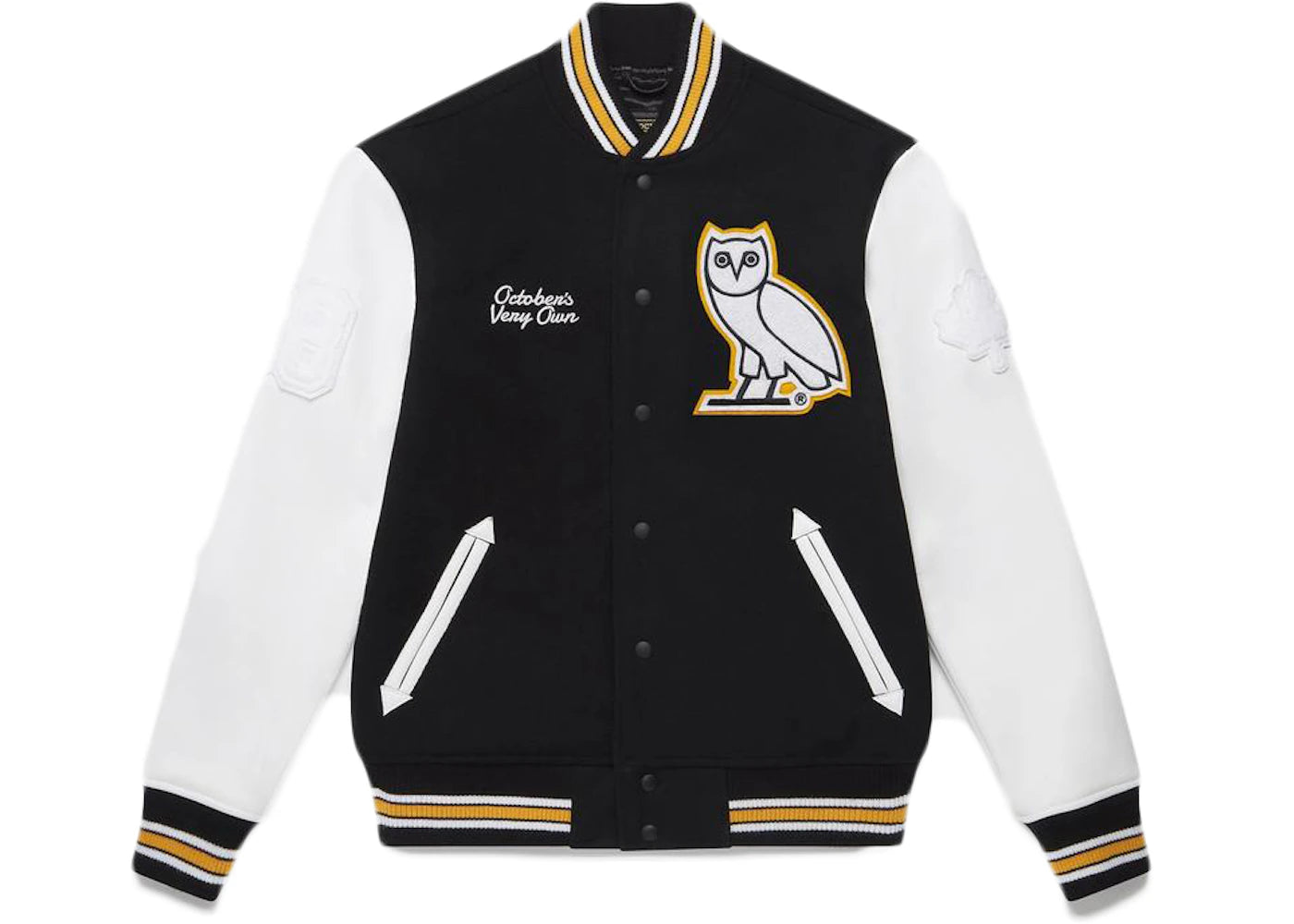 OVO Omega Varsity Jacket Black