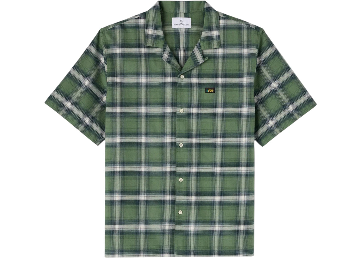 OVO Outdoors Plaid Camp Shirt Green