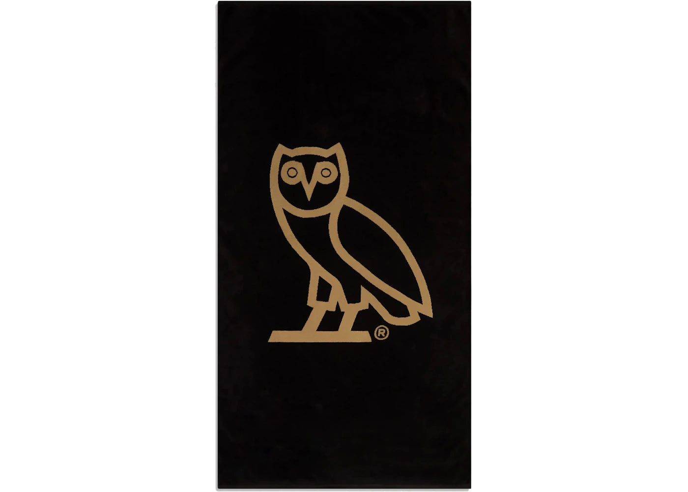 OVO Owl Beach Towel Black