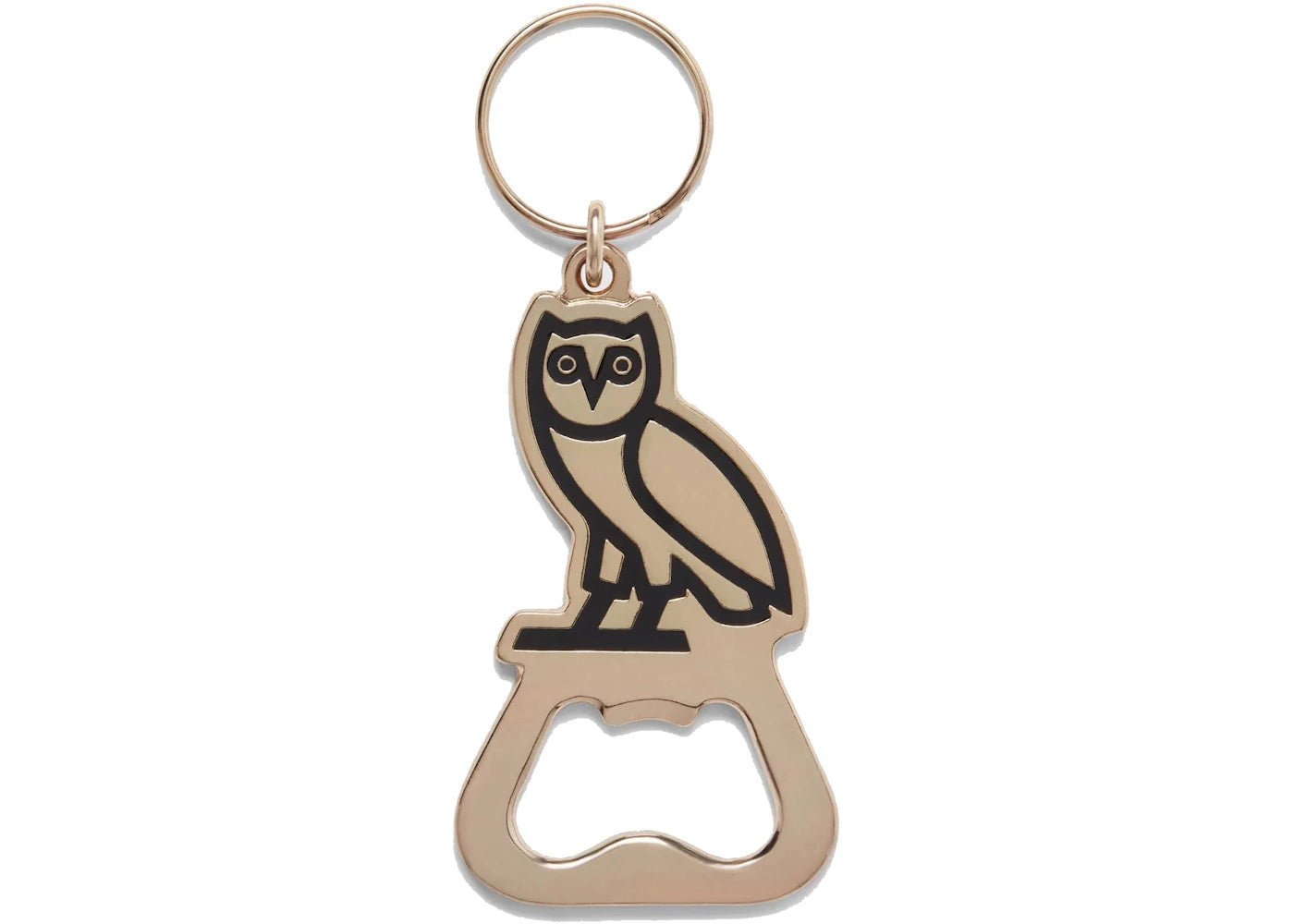 OVO Owl Bottle Opener Keychain Gold