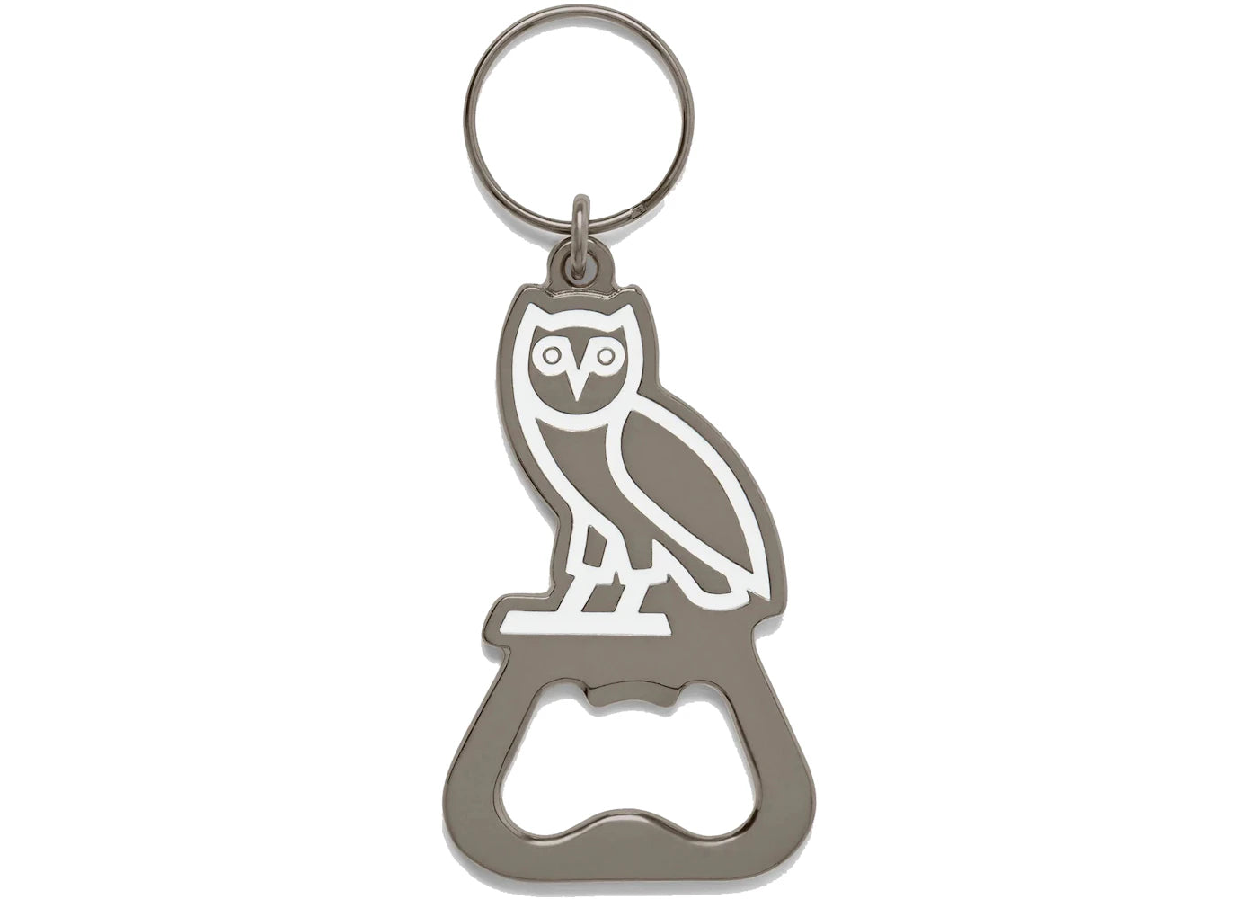 OVO Owl Bottle Opener Keychain Gunmetal