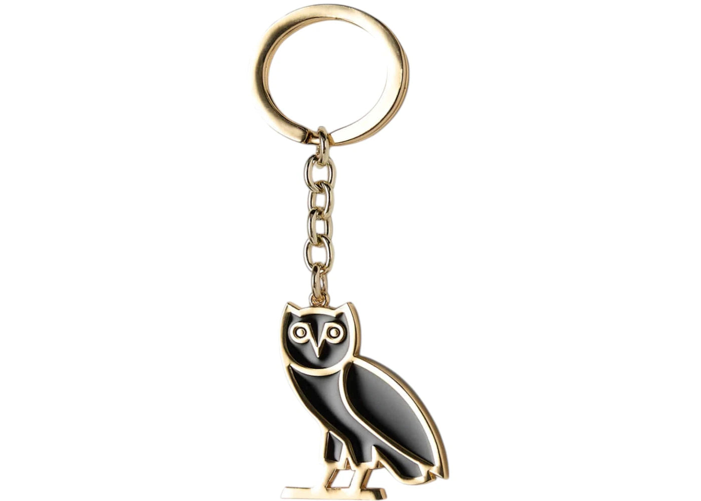 OVO Owl Logo Keychain Black/Gold