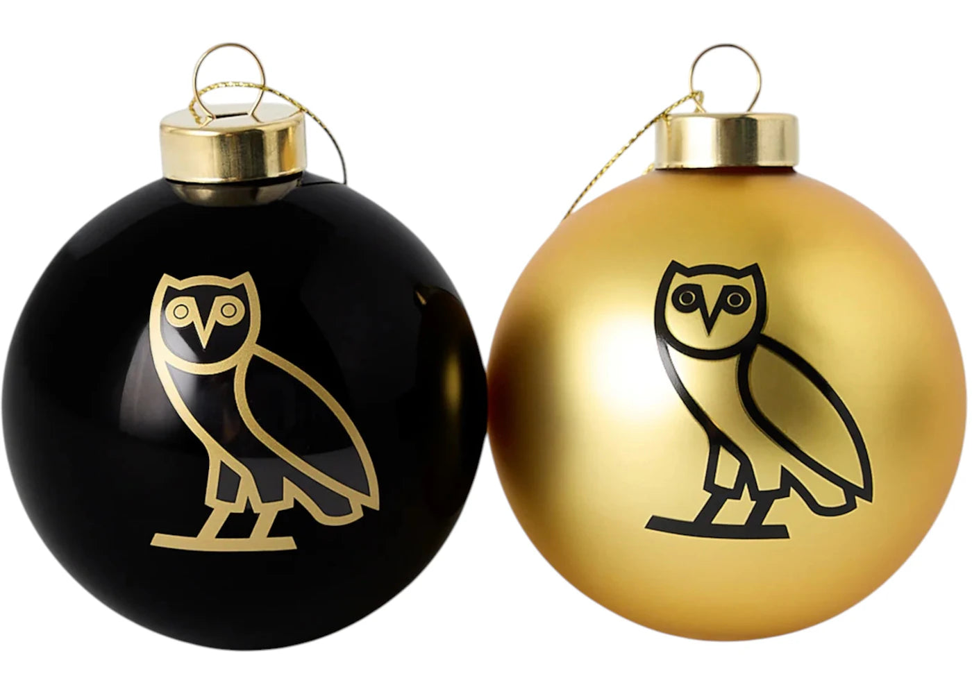 OVO Owl Ornament Black/Gold