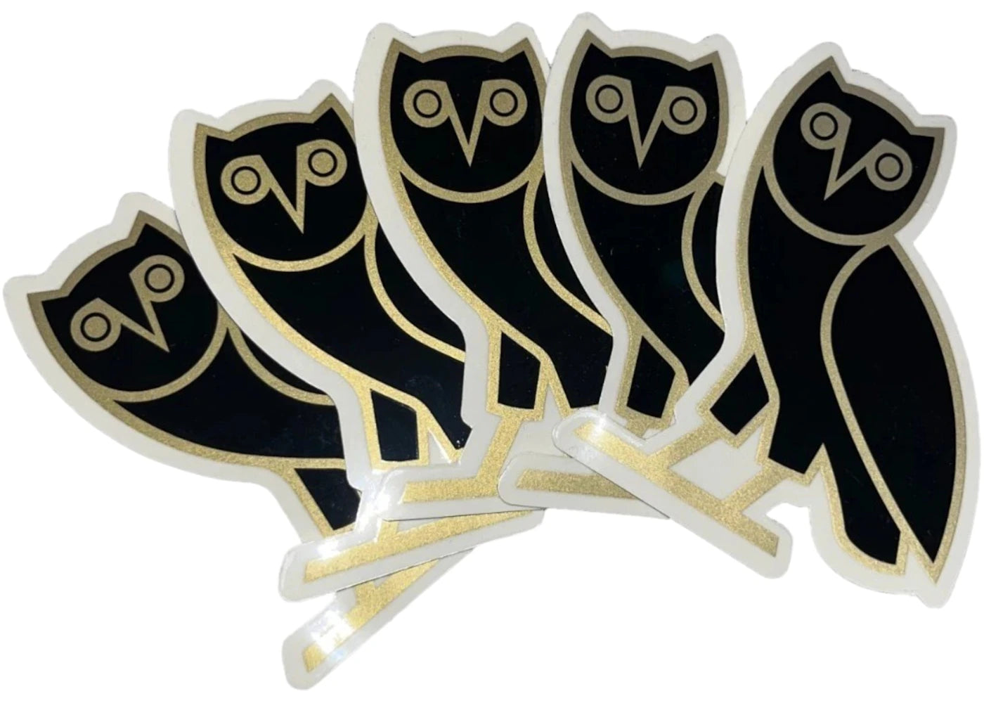 OVO Owl Sticker Lot (Pack of 5) Black