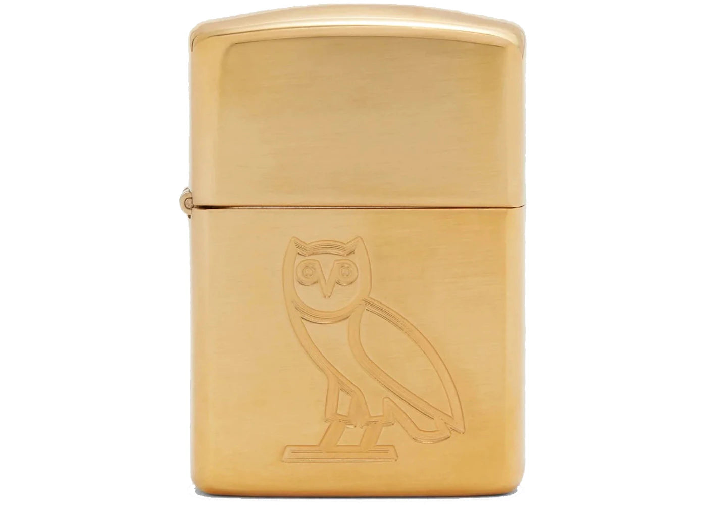 OVO Owl Zippo Lighter Gold