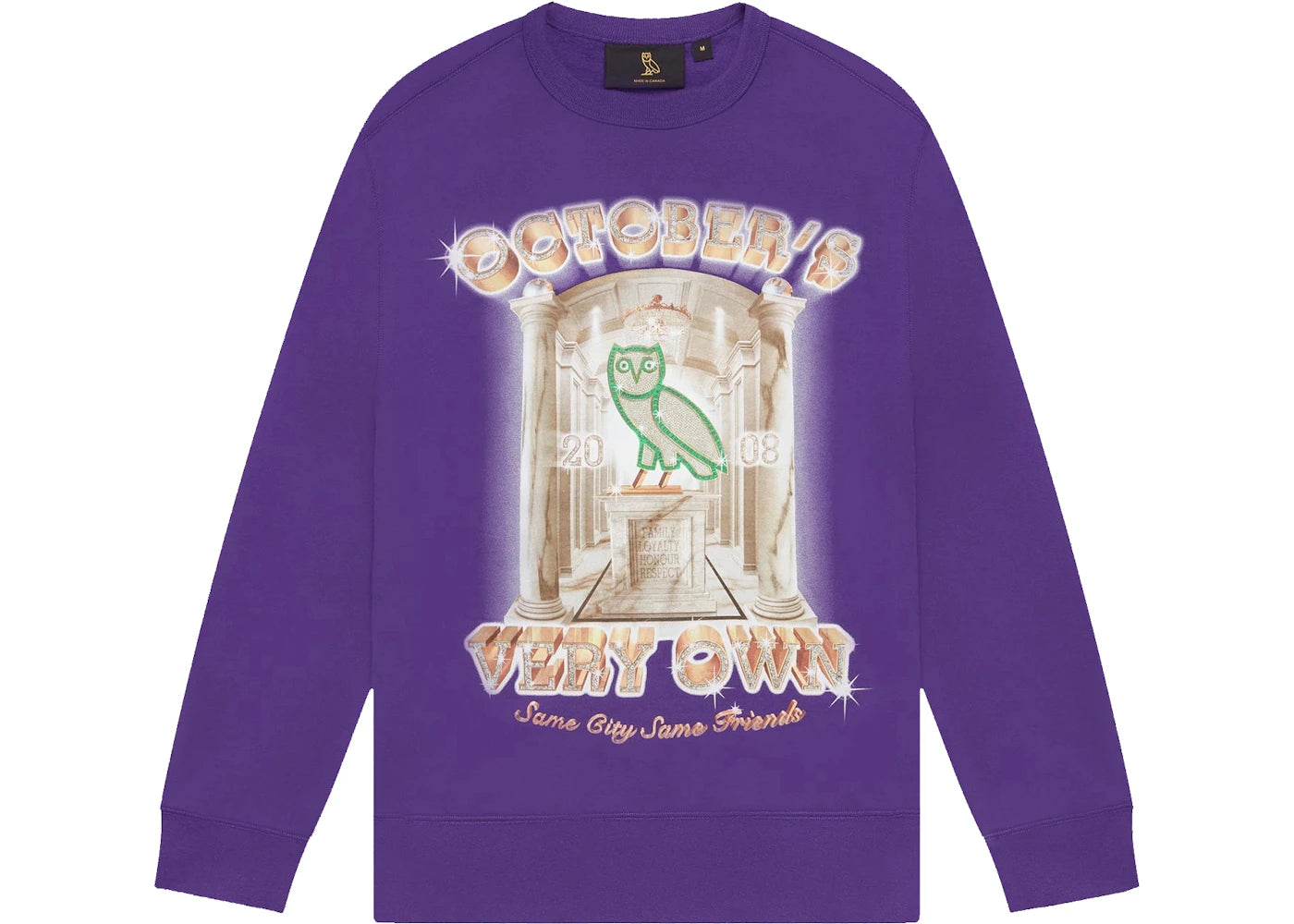 OVO Pen & Pixel Crewneck Purple