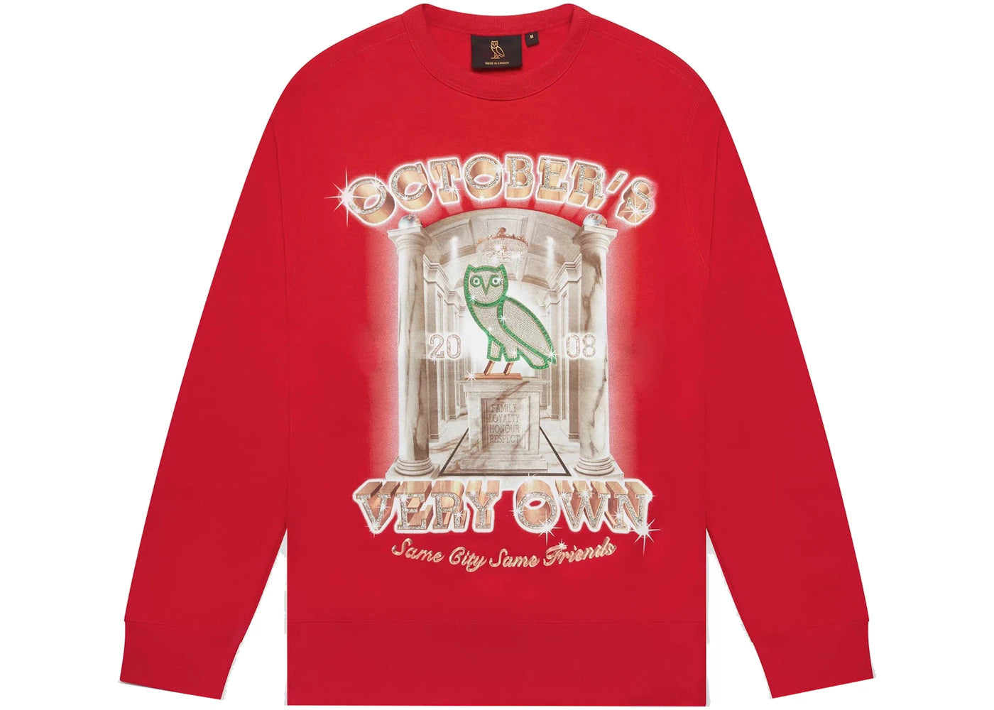 OVO Pen & Pixel Crewneck Red