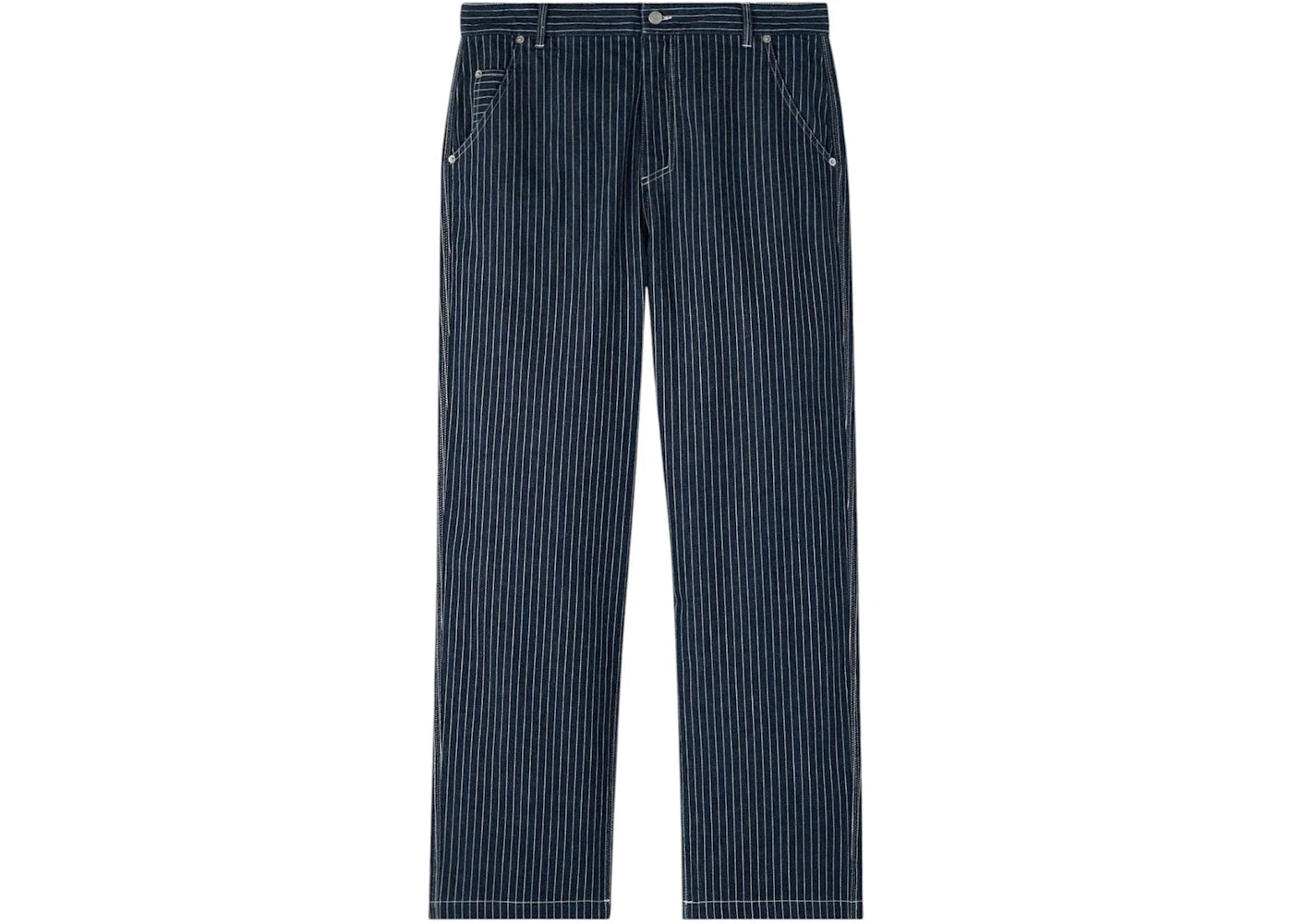 OVO Pinstripe Denim Painters Pant Washed Indigo