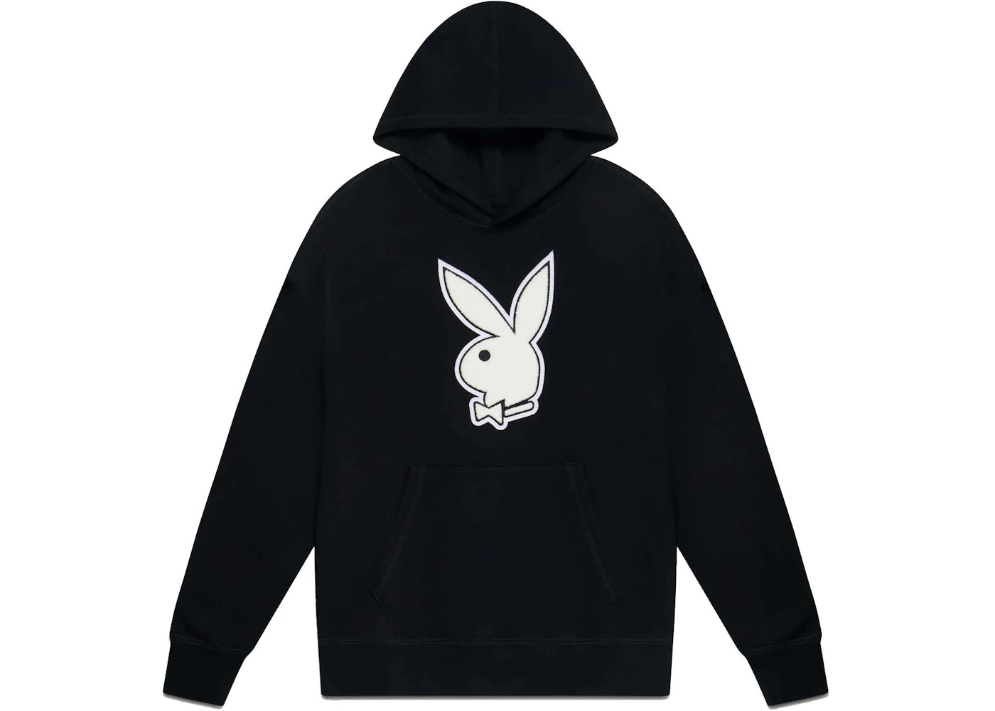 OVO Playboy Chenille Hoodie Black