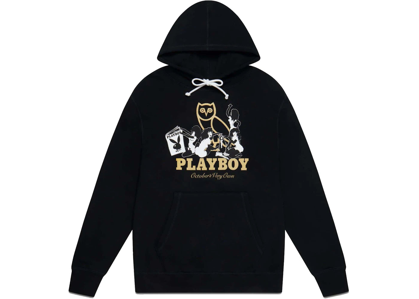 OVO Playboy Pin-Up Hoodie Black