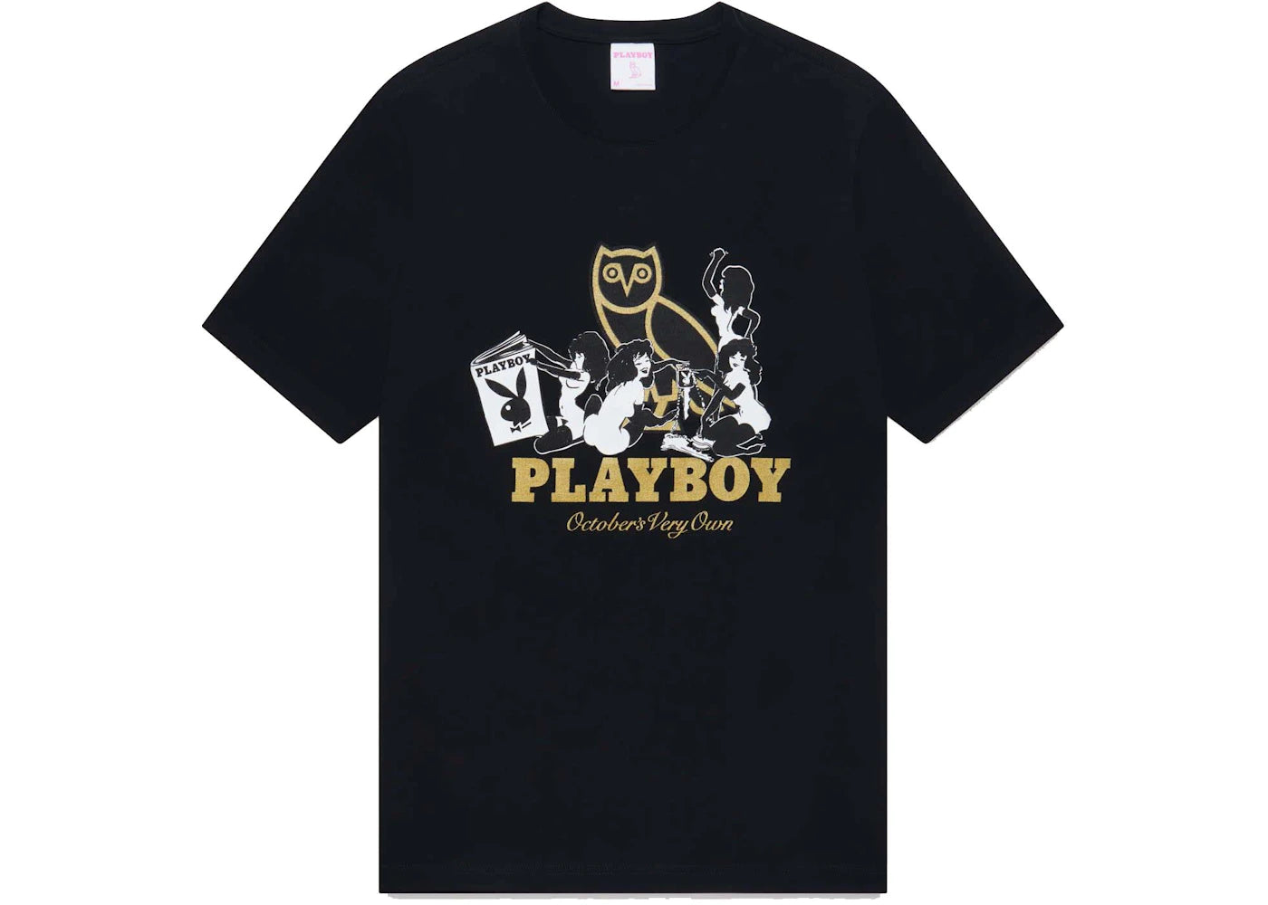 OVO Playboy Pin-Up T-Shirt Black