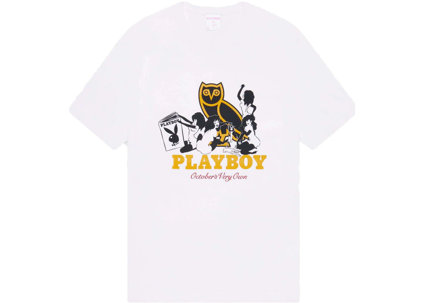 OVO Playboy Pin-Up T-Shirt White