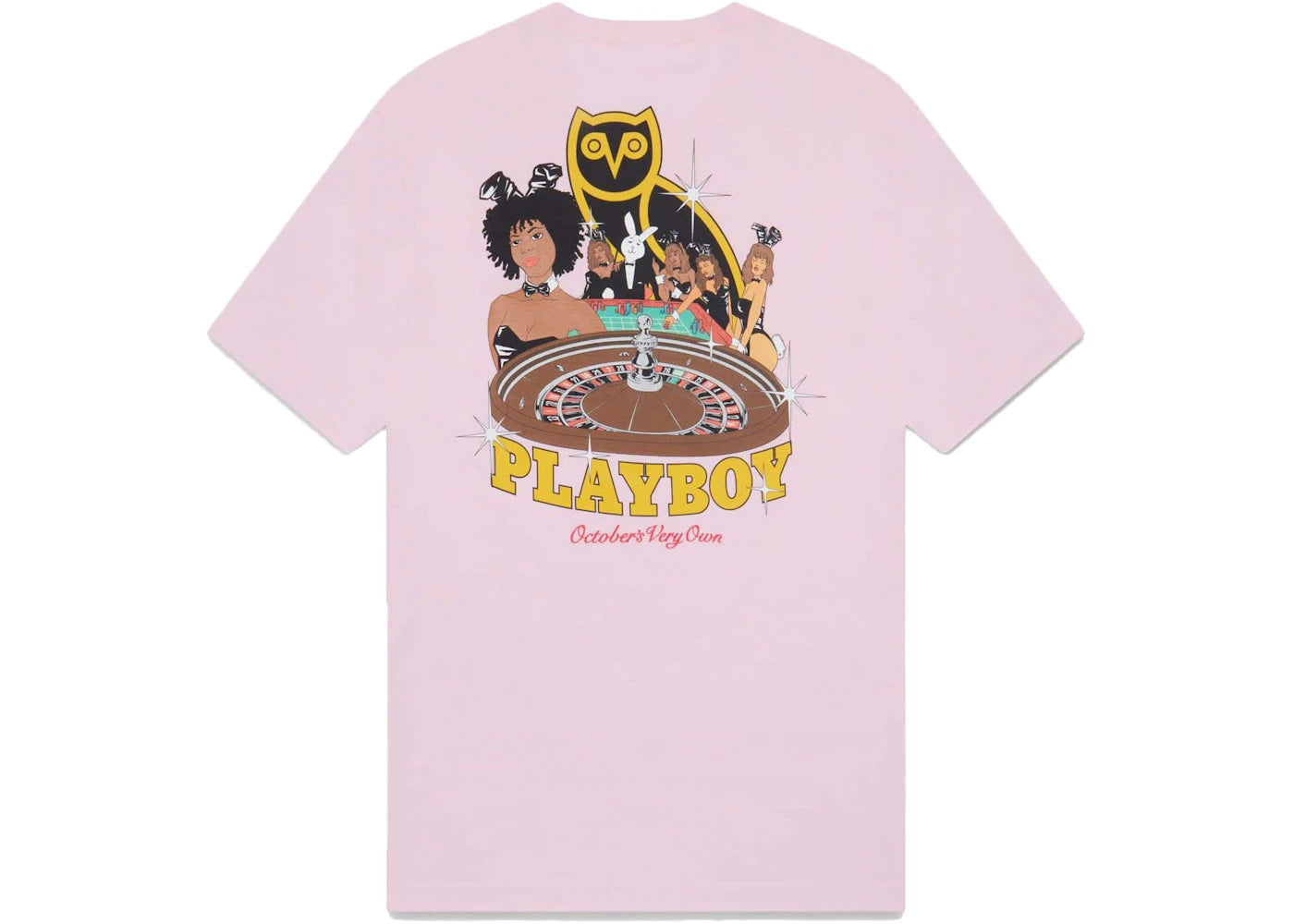 OVO Playboy Roulette T-Shirt Pink