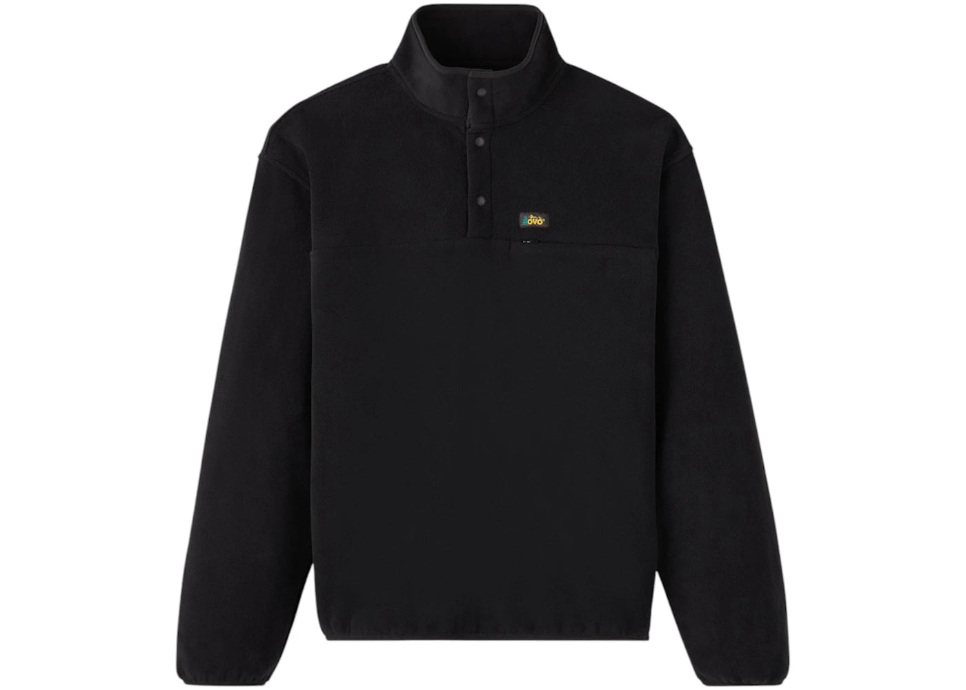 OVO Polartec Fleece Mockneck Black