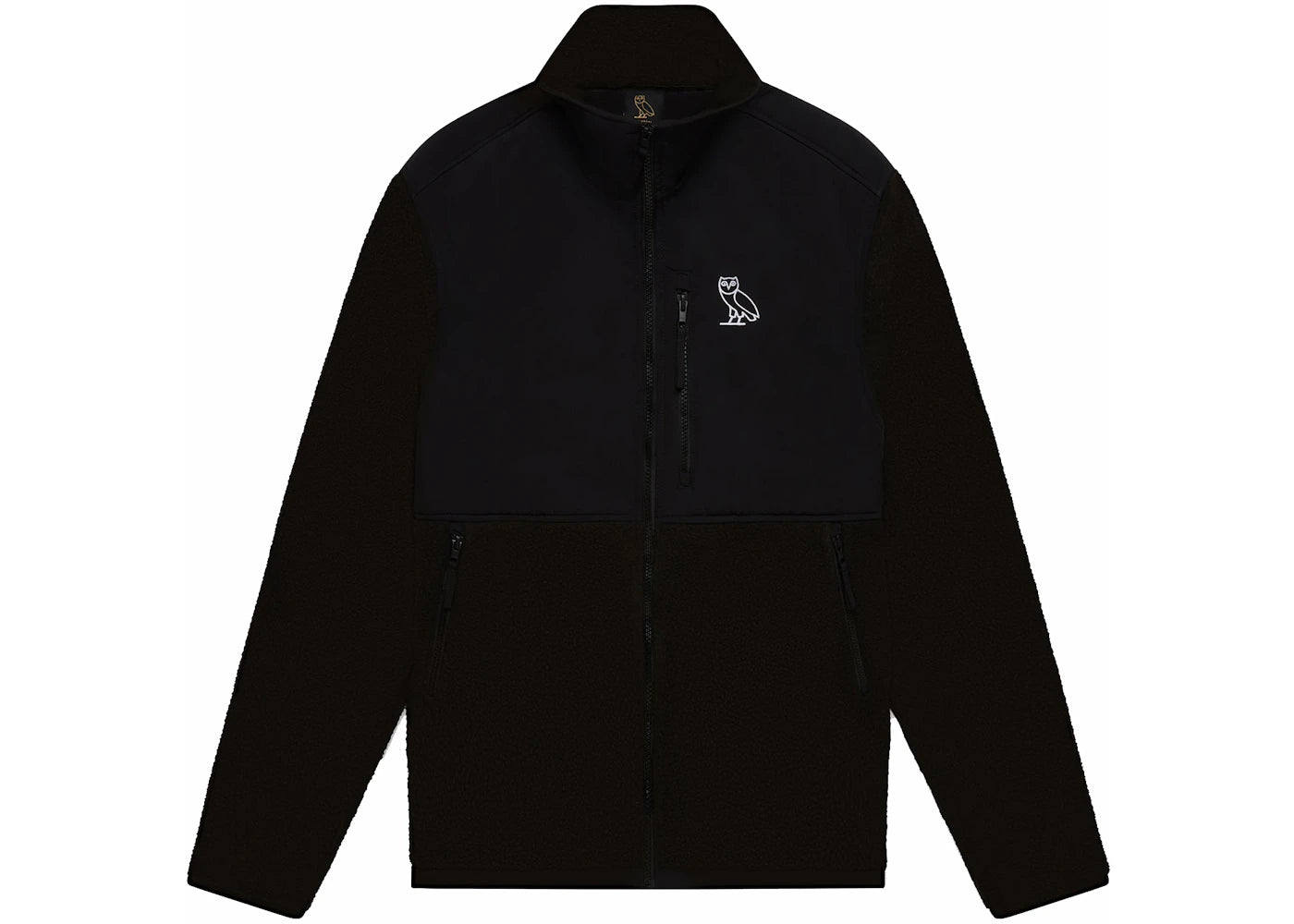 OVO Polartec Fleece Nylon Jacket Black