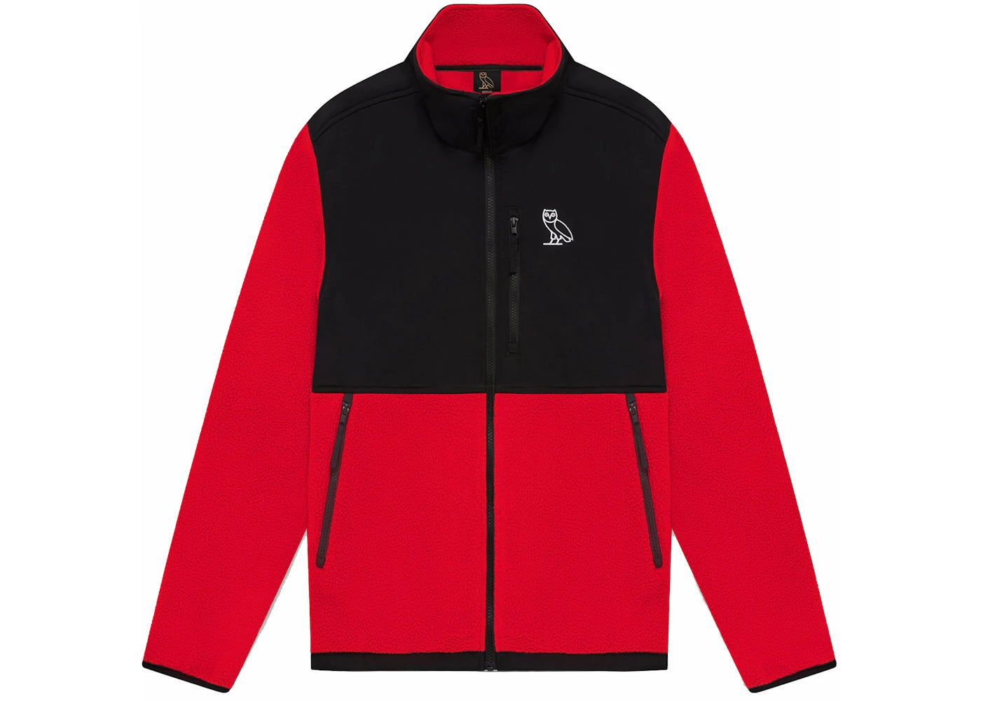 OVO Polartec Fleece Nylon Jacket Red