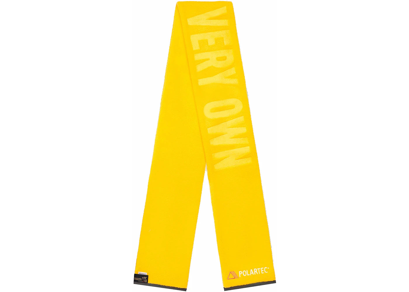 OVO Polartec Fleece Scarf Yellow