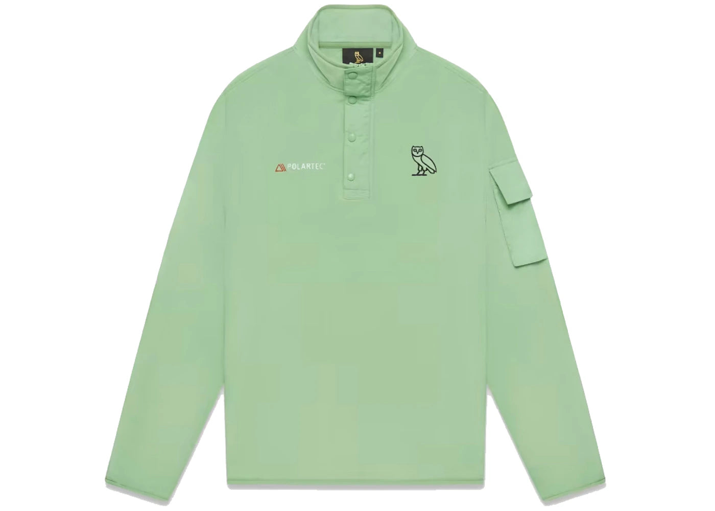 OVO Polartec Thermal Pro Fleece Mock Neck Basil