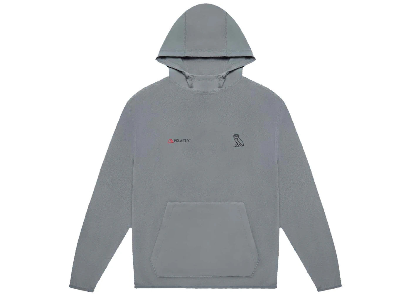 OVO Polartec Thermal Pro Microfleece Hoodie Light Grey