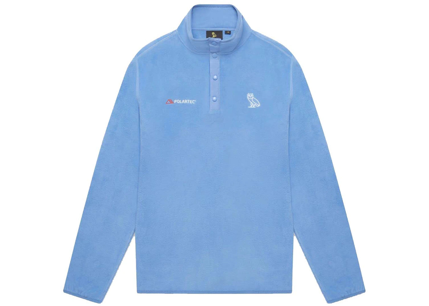 OVO Polartec Thermal Pro Microfleece Mock Neck Blue