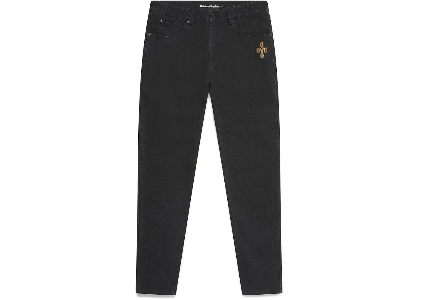 OVO Pom Pom Garment Dye Denim Black
