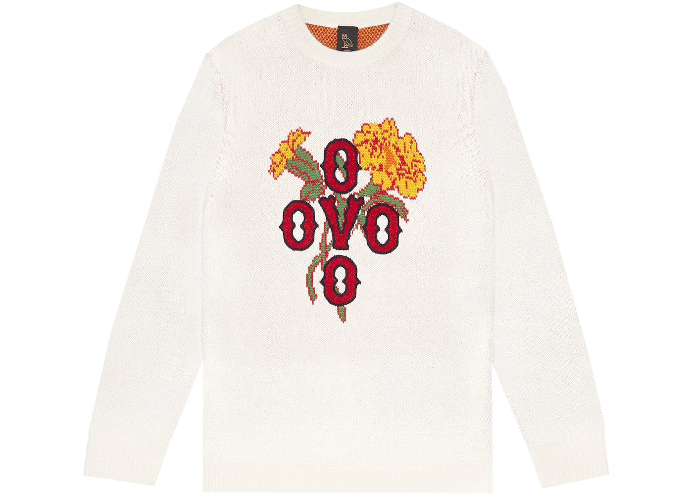 OVO Pom Pom Marigold Sweater Cream