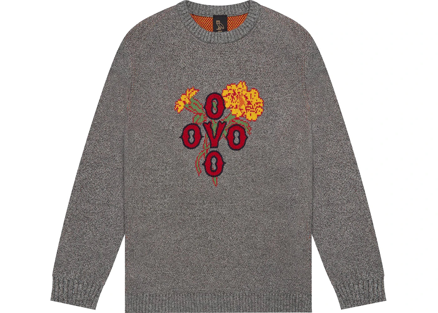 OVO Pom Pom Marigold Sweater Grey Marl