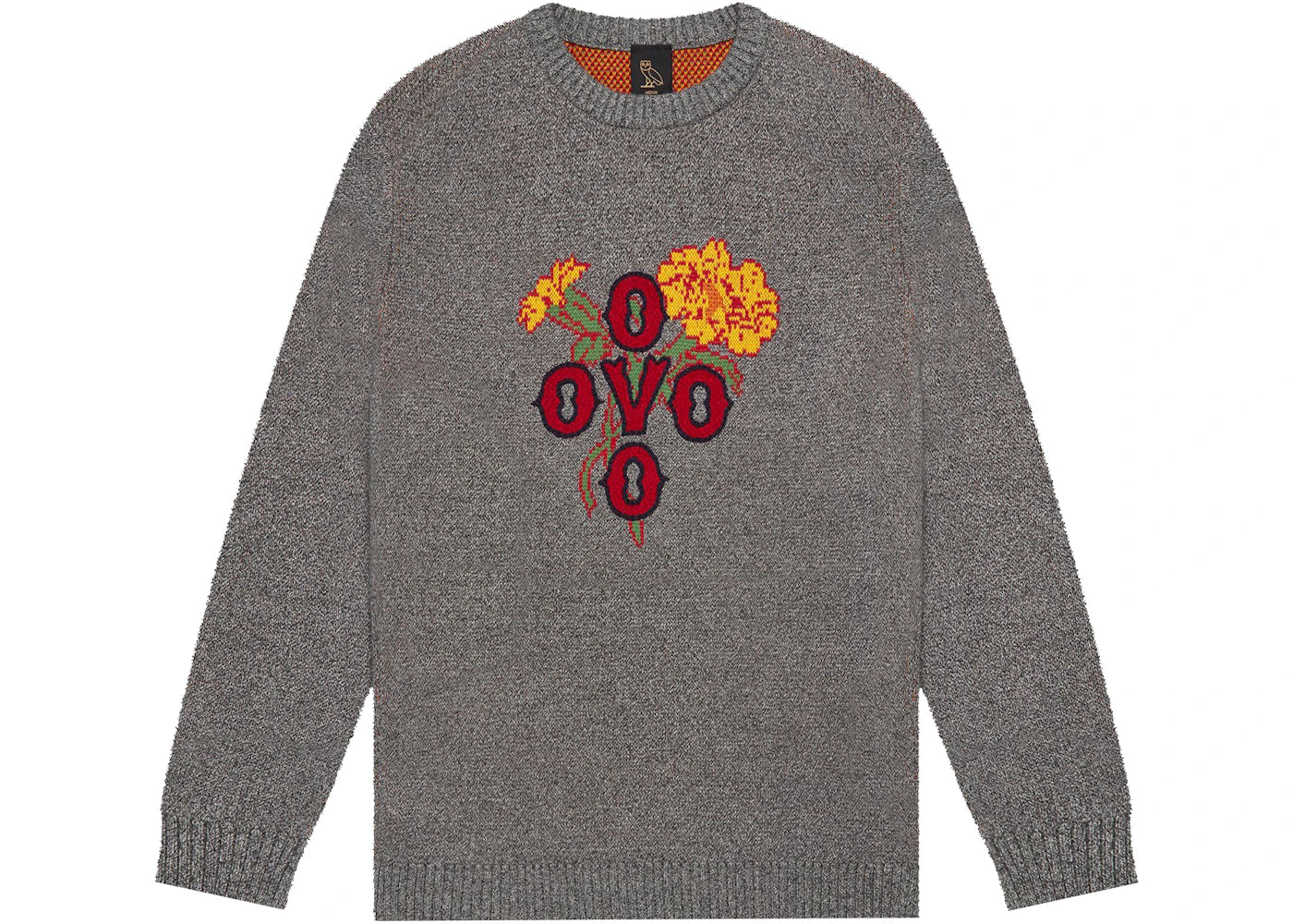 OVO Pompom Marigold Sweater Grey Marl