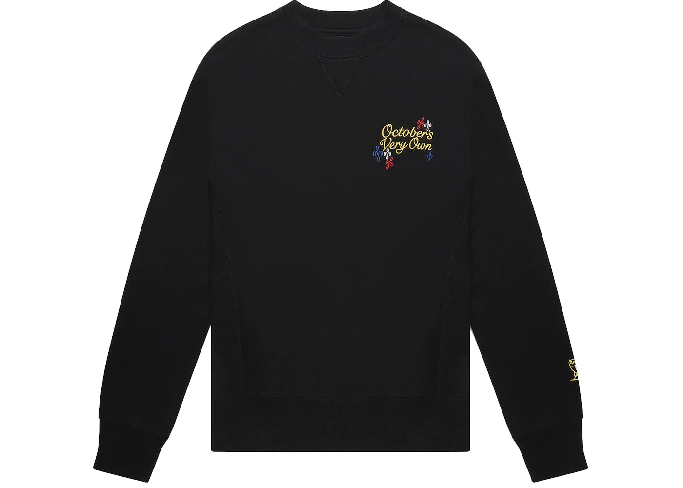 OVO Pompom Script Crewneck Black