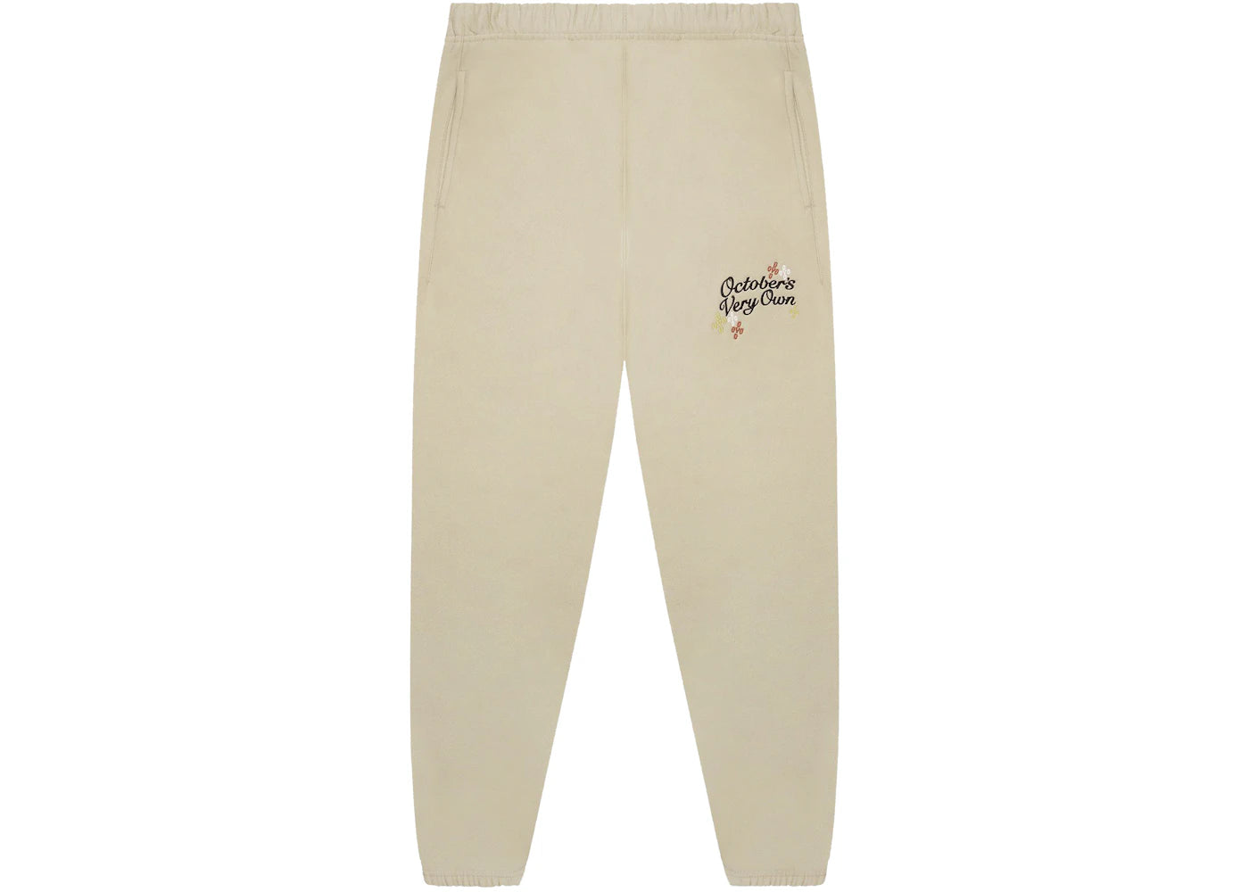 OVO Pompom Script Sweatpant Beige