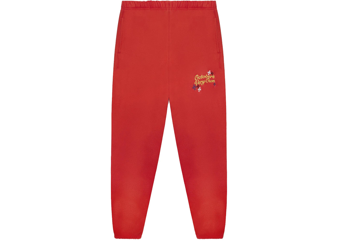 OVO Pompom Script Sweatpant Red