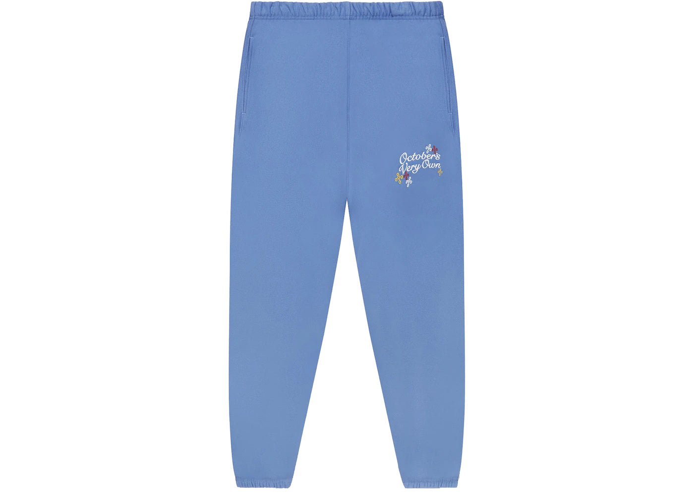 OVO Pompom Script Sweatpant Steel Blue