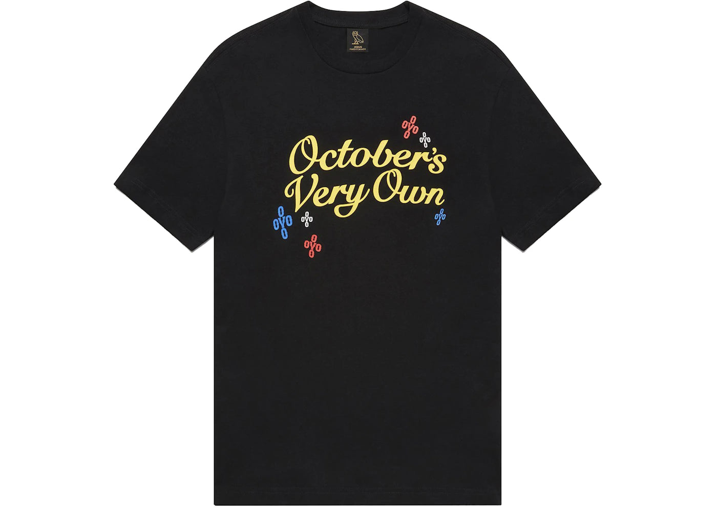 OVO Pompom Script T-shirt Black