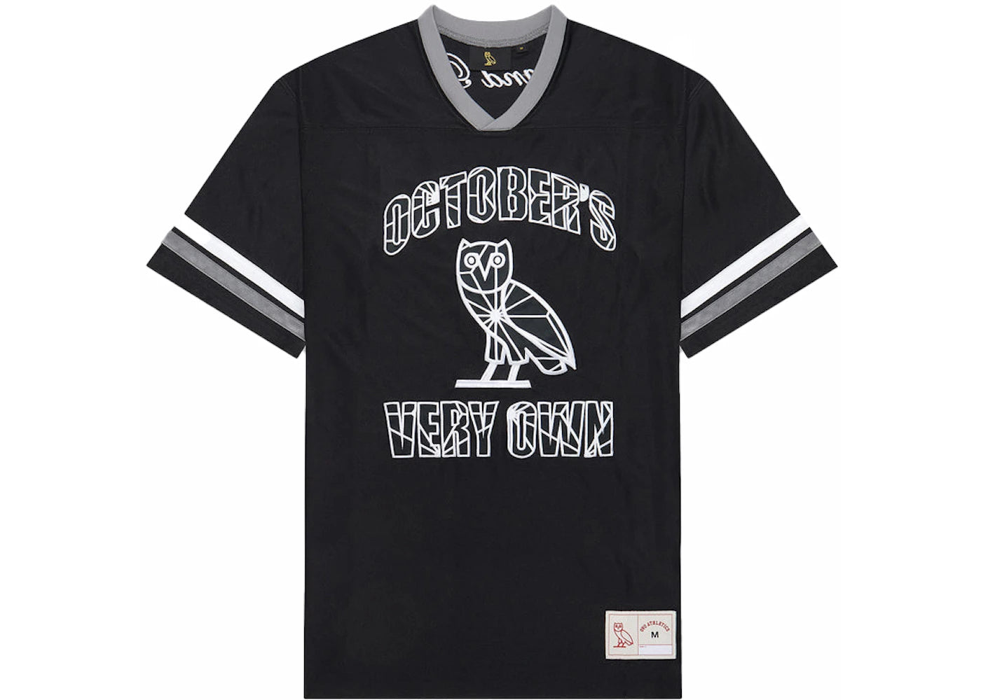 OVO Power And Respect Football Jersey Black