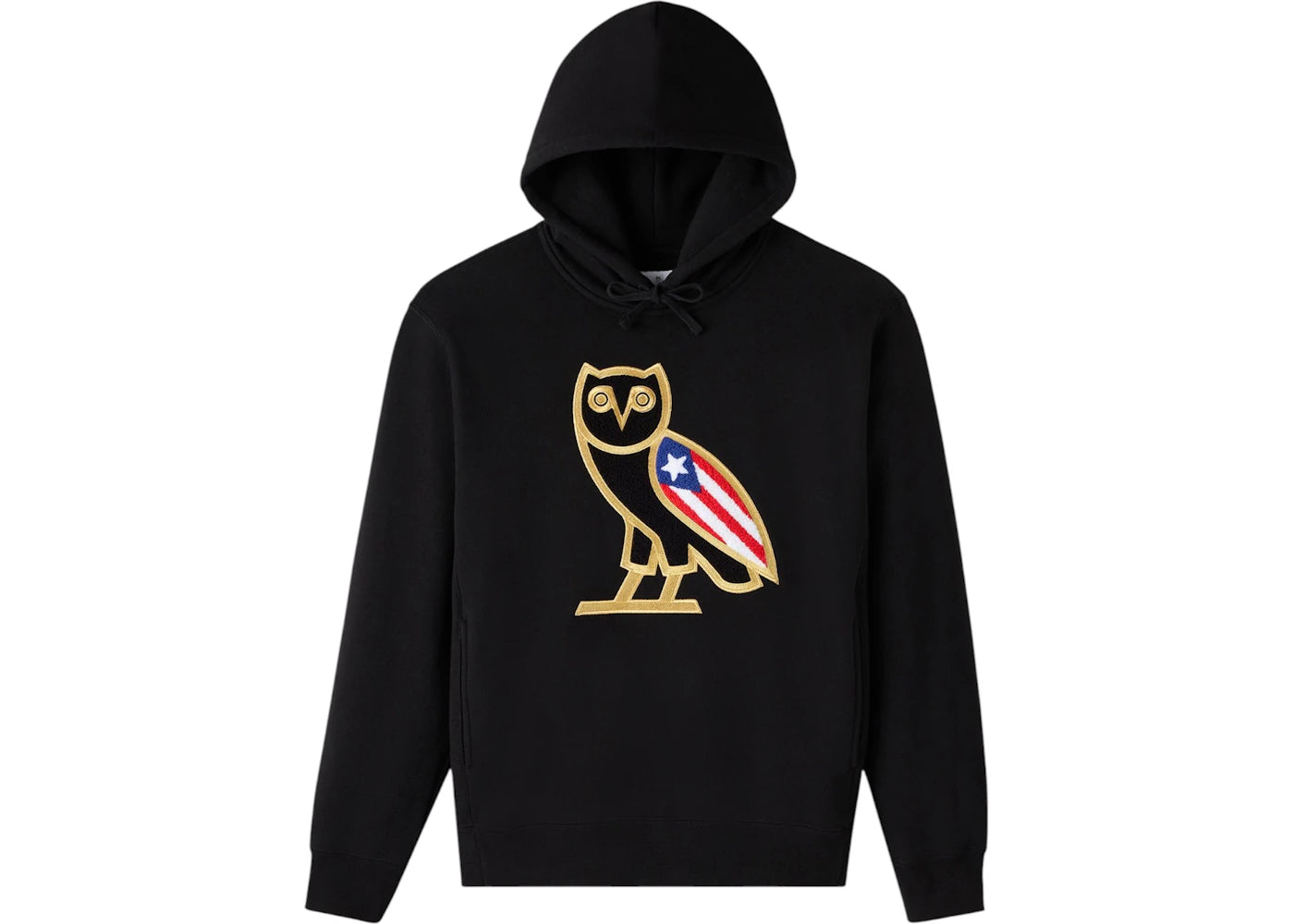 OVO Puerto Rico OG Owl Hoodie Black