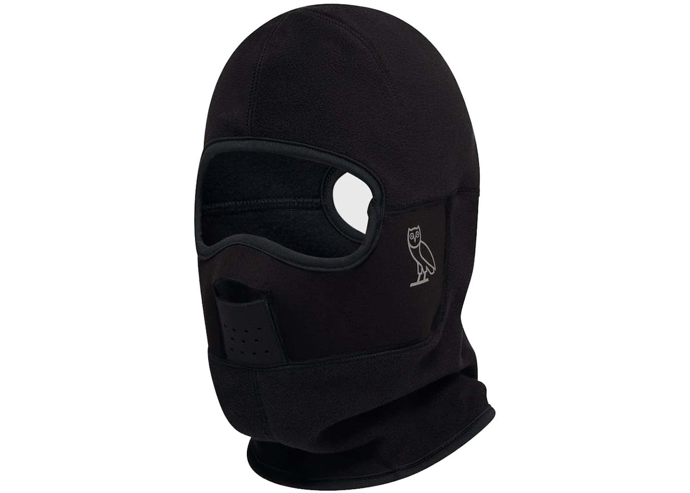 OVO Reflective Owl Fleece Balaclava Black