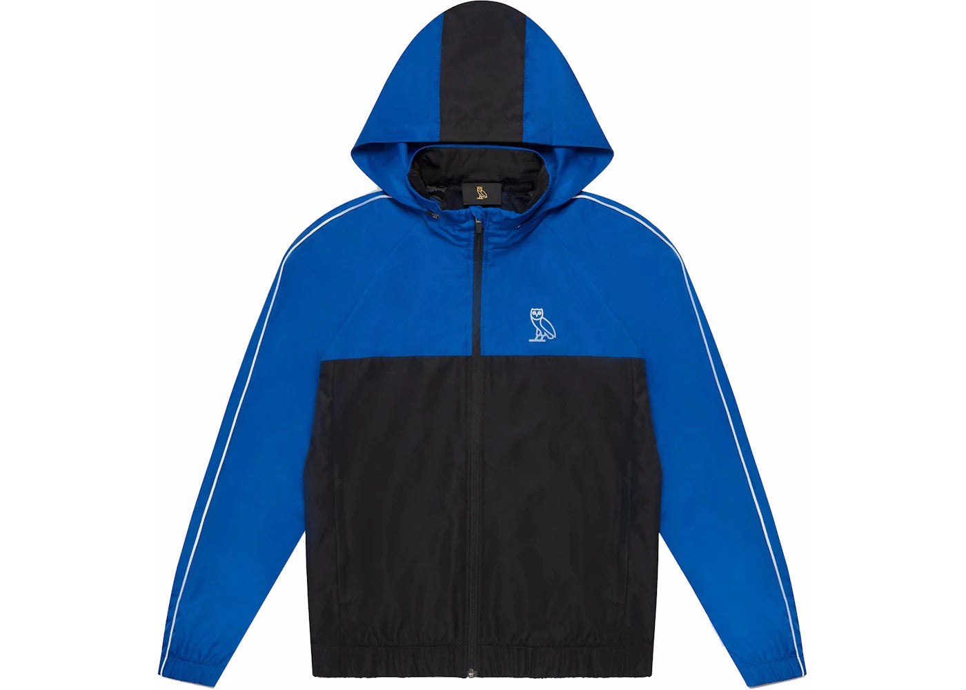 OVO Riptstop Nylon Track Jacket Black/Royal Blue