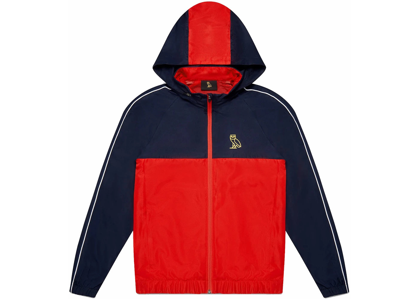 OVO Riptstop Nylon Track Jacket Navy/Red