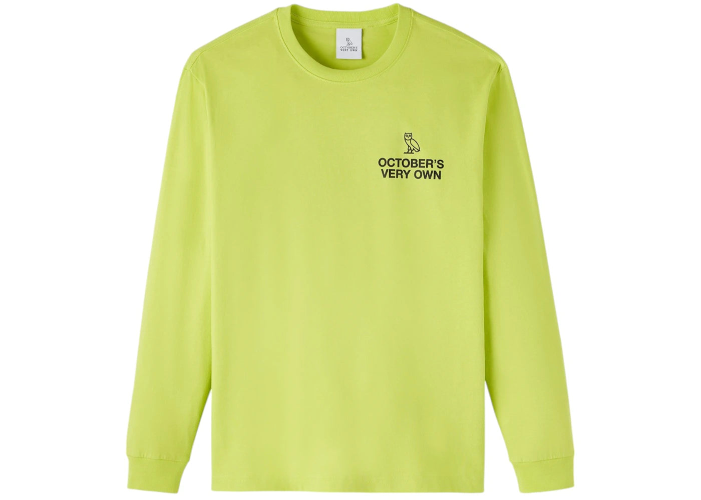 OVO Road Clear Long-Sleeve T-Shirt Lime