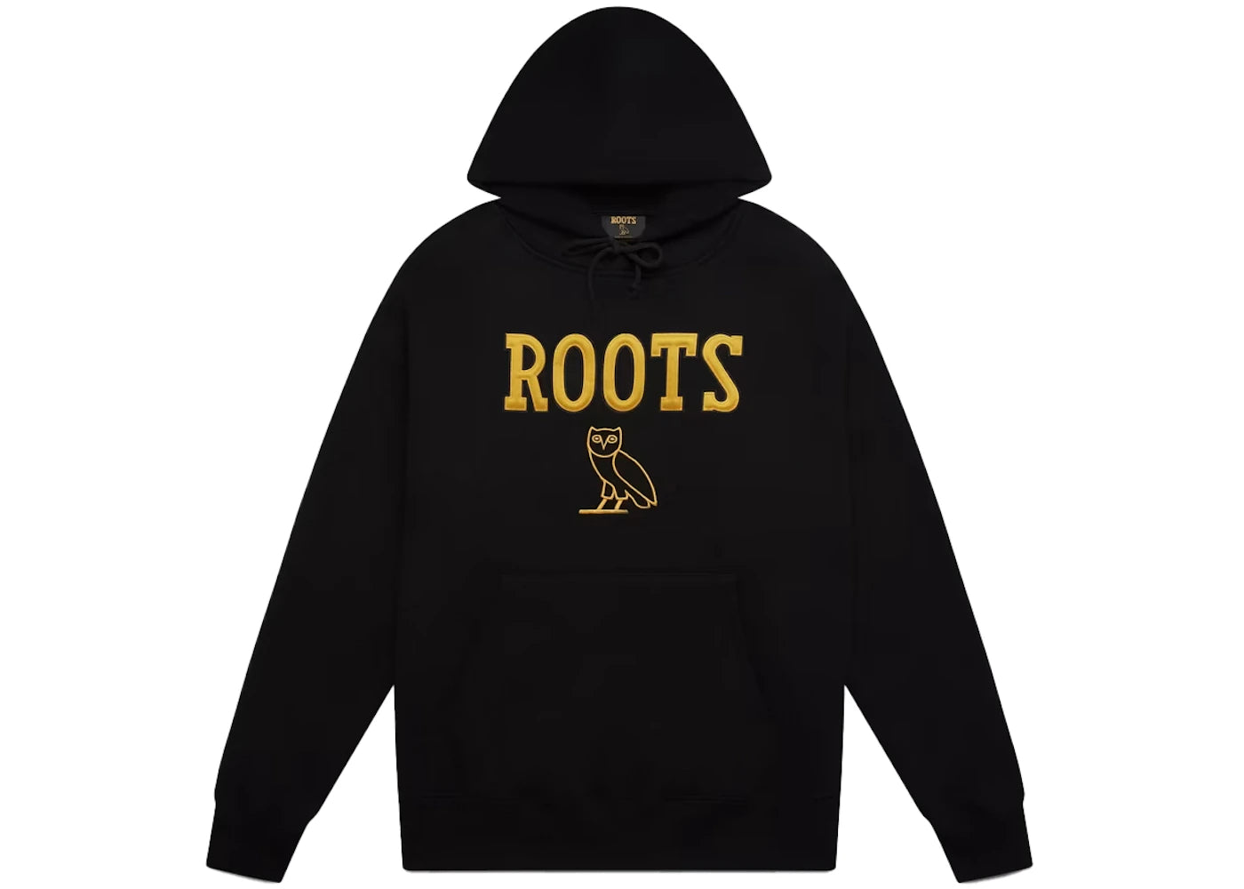 OVO Roots Athletics Owl Hoodie Black