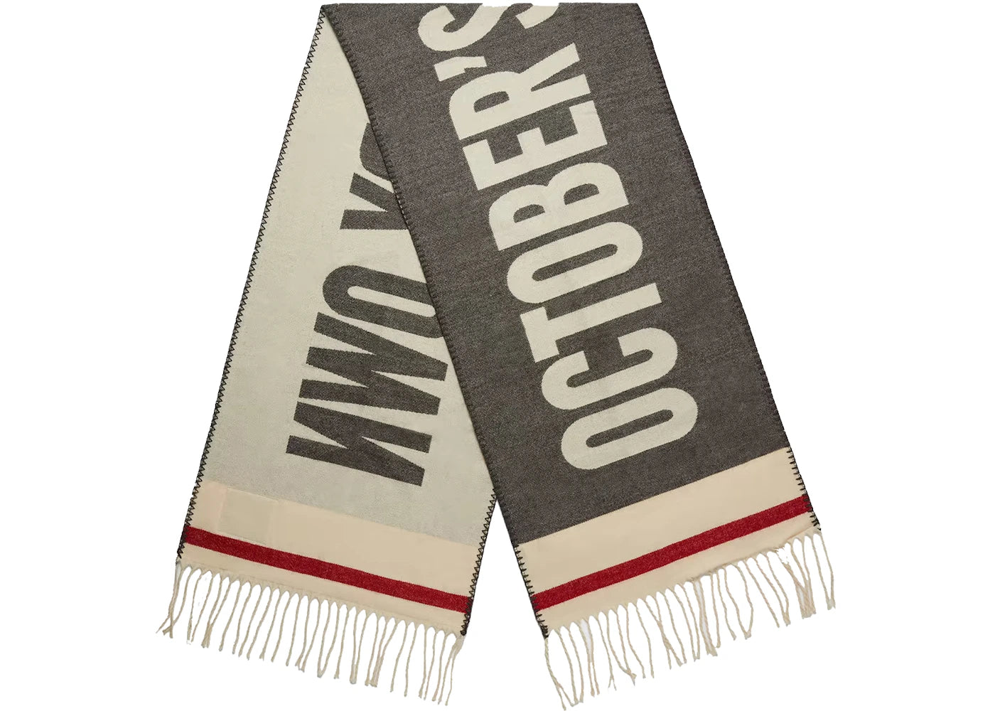 OVO Roots Cabin Scarf Heather Grey